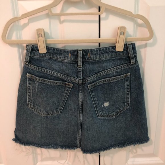 Free People Jean Skirt - Picture 2 of 2